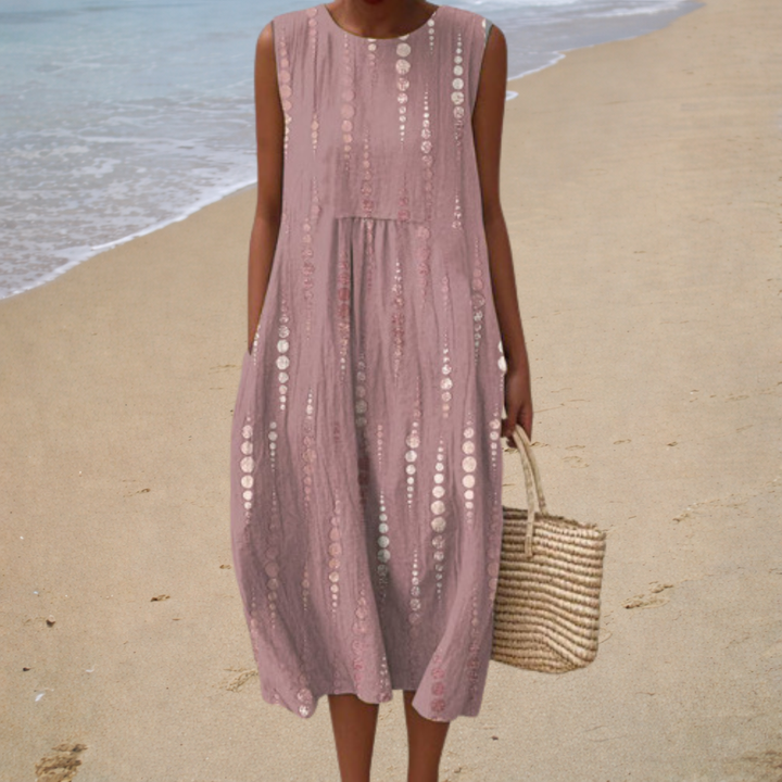 Celeste | Sleeveless Midi Dress