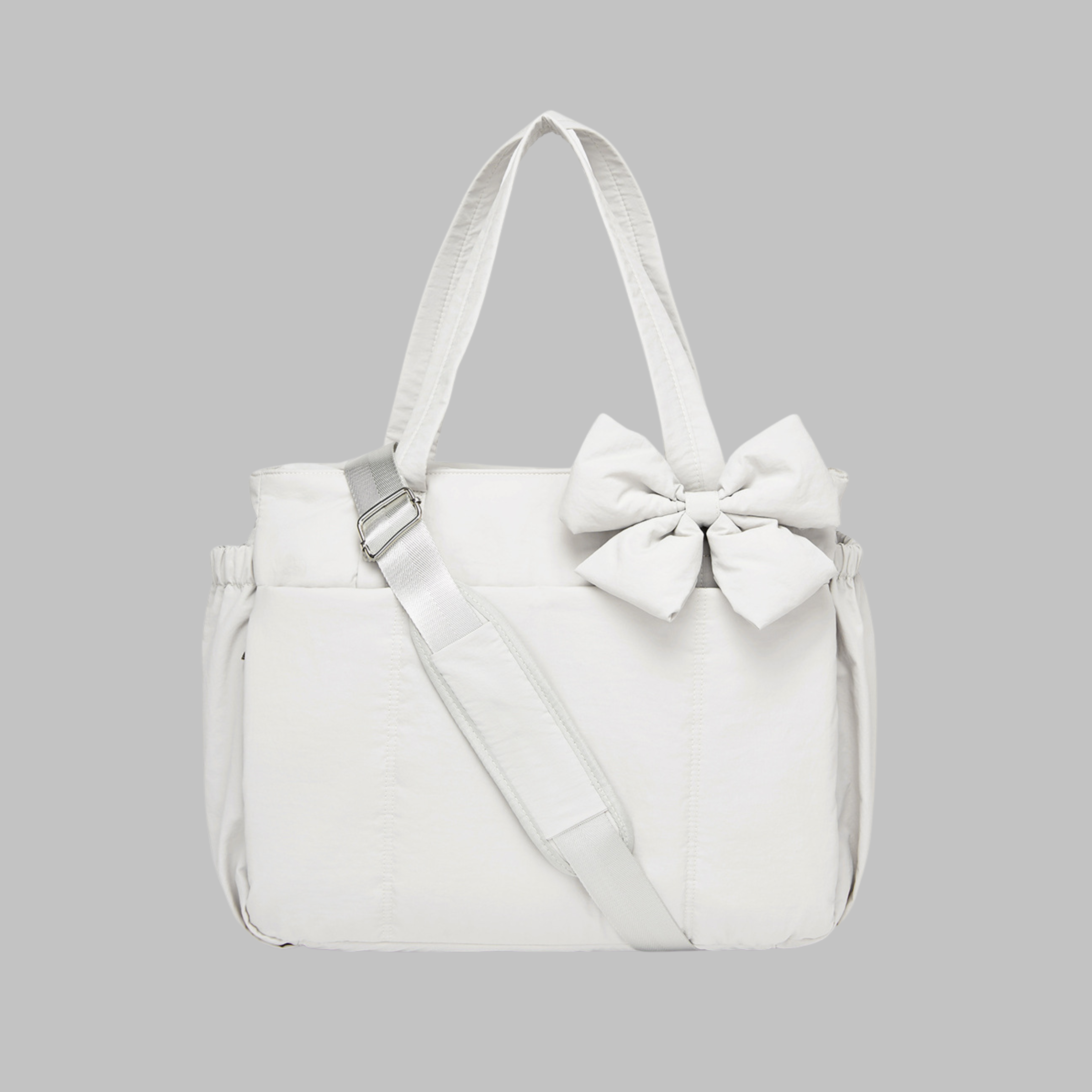 Leilani | Chic Bow Laptop Friendly Puffy Handbag