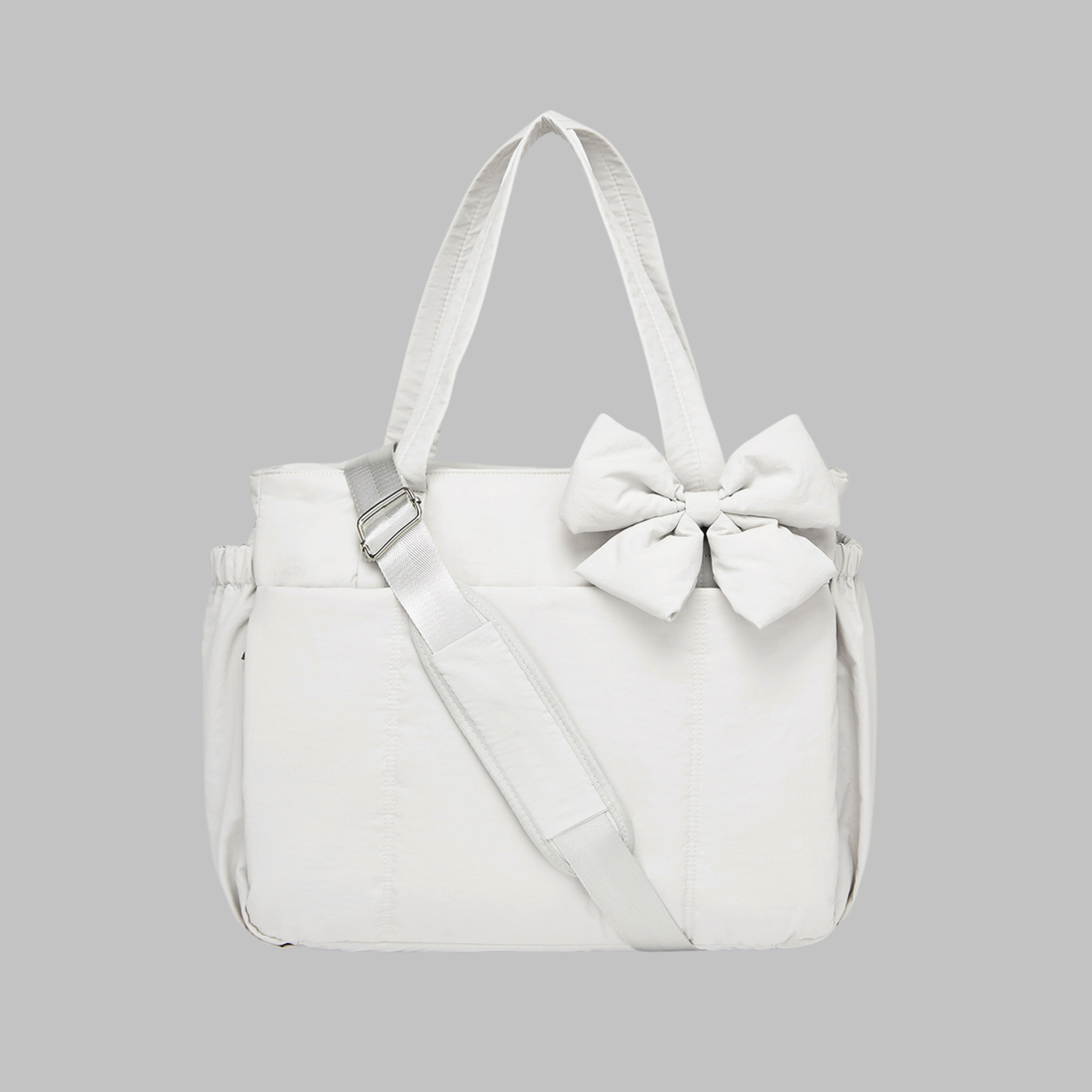 Leilani | Chic Bow Laptop Friendly Puffy Handbag