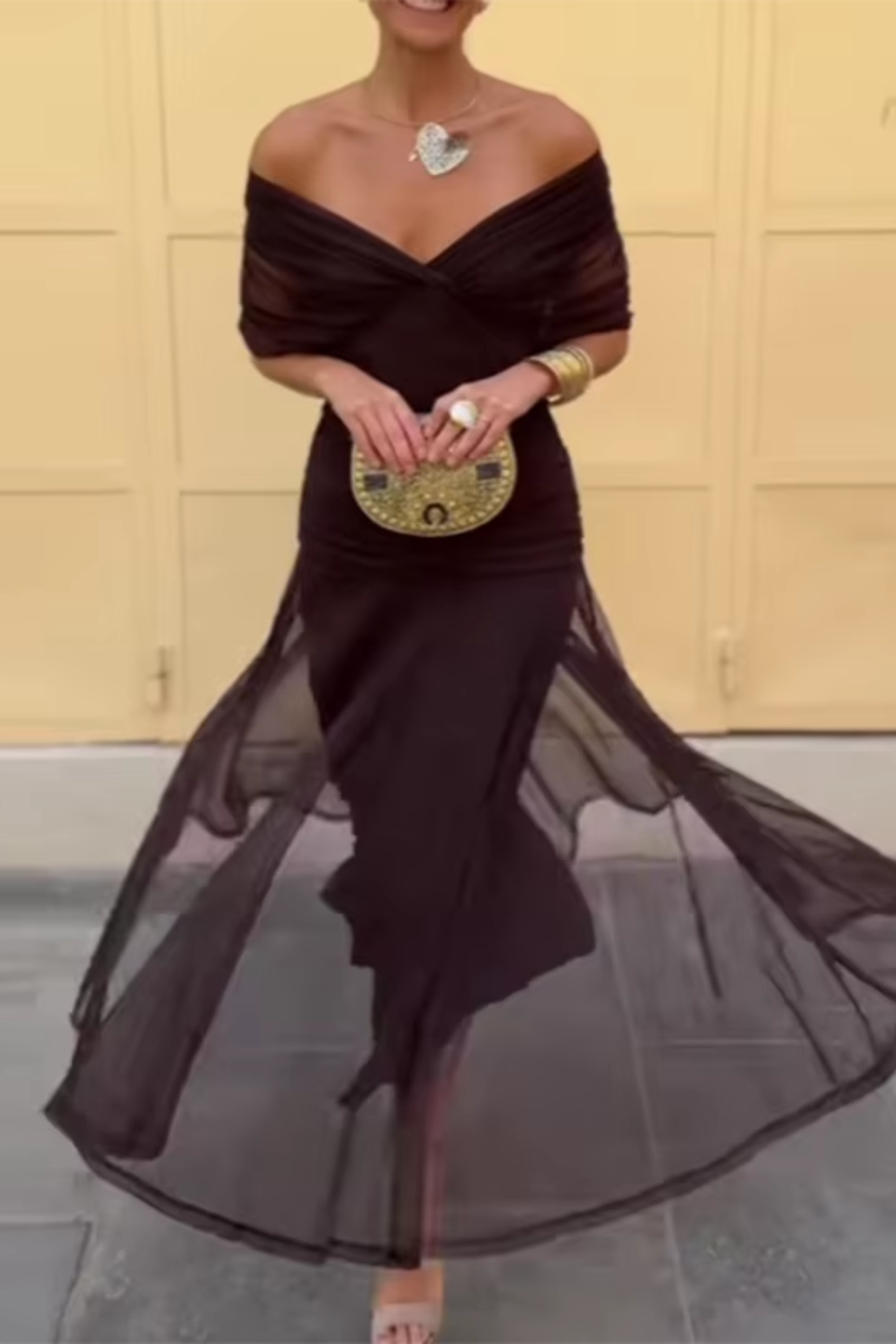 Noémie | Pleated Maxi Dress