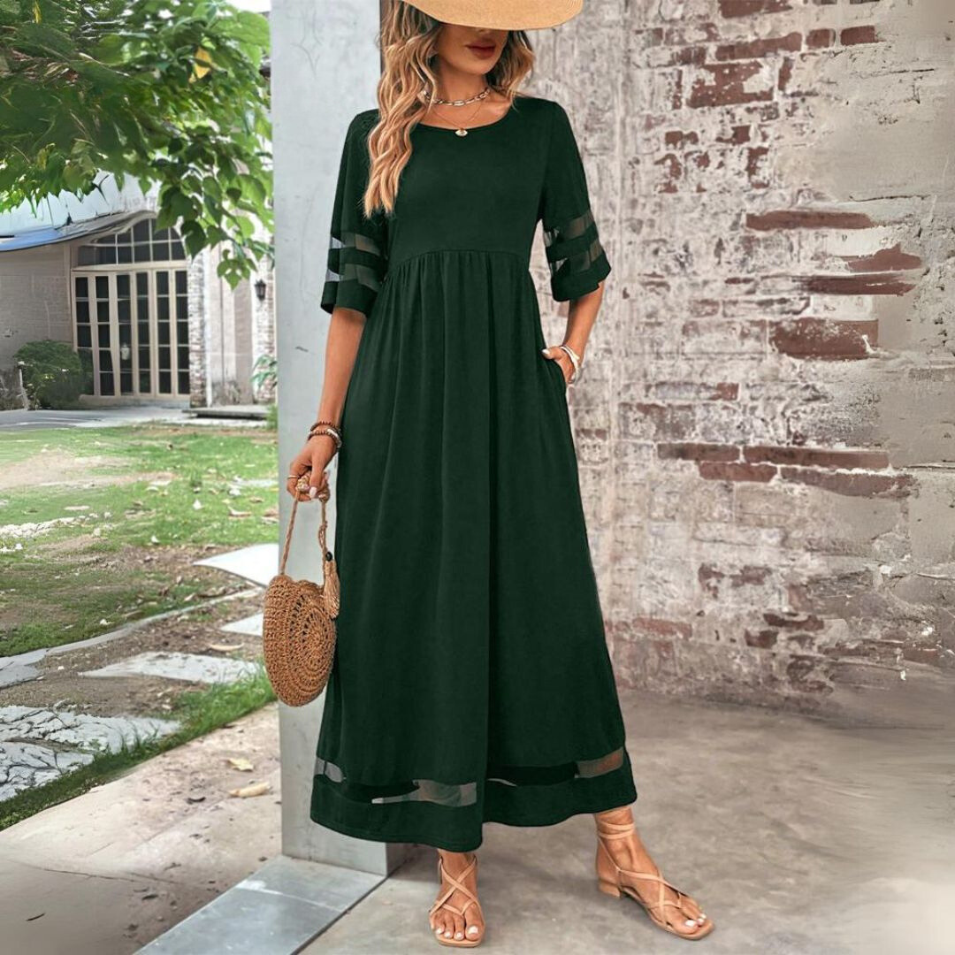 Adeline | Empire Waist Midi Dress