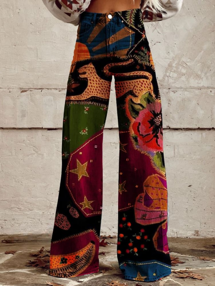 Gabriella | Artistic Wide-Leg Pants