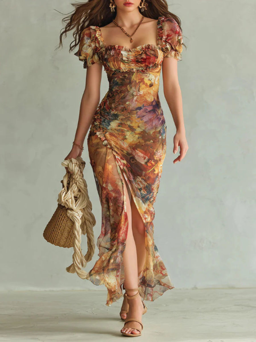 Valencia | Floral Maxi Dress
