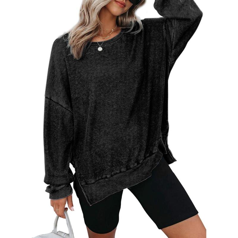 Kendall | Casual Oversized Crewneck Long Sleeve Sweatshirt