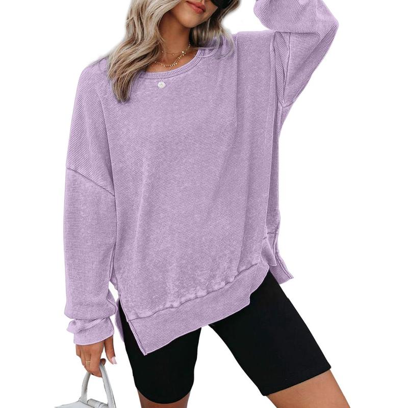Kendall | Casual Oversized Crewneck Long Sleeve Sweatshirt