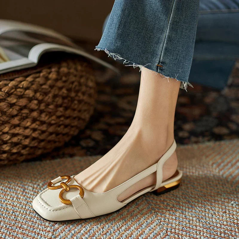 Amelie | Elegant Slingback Flats