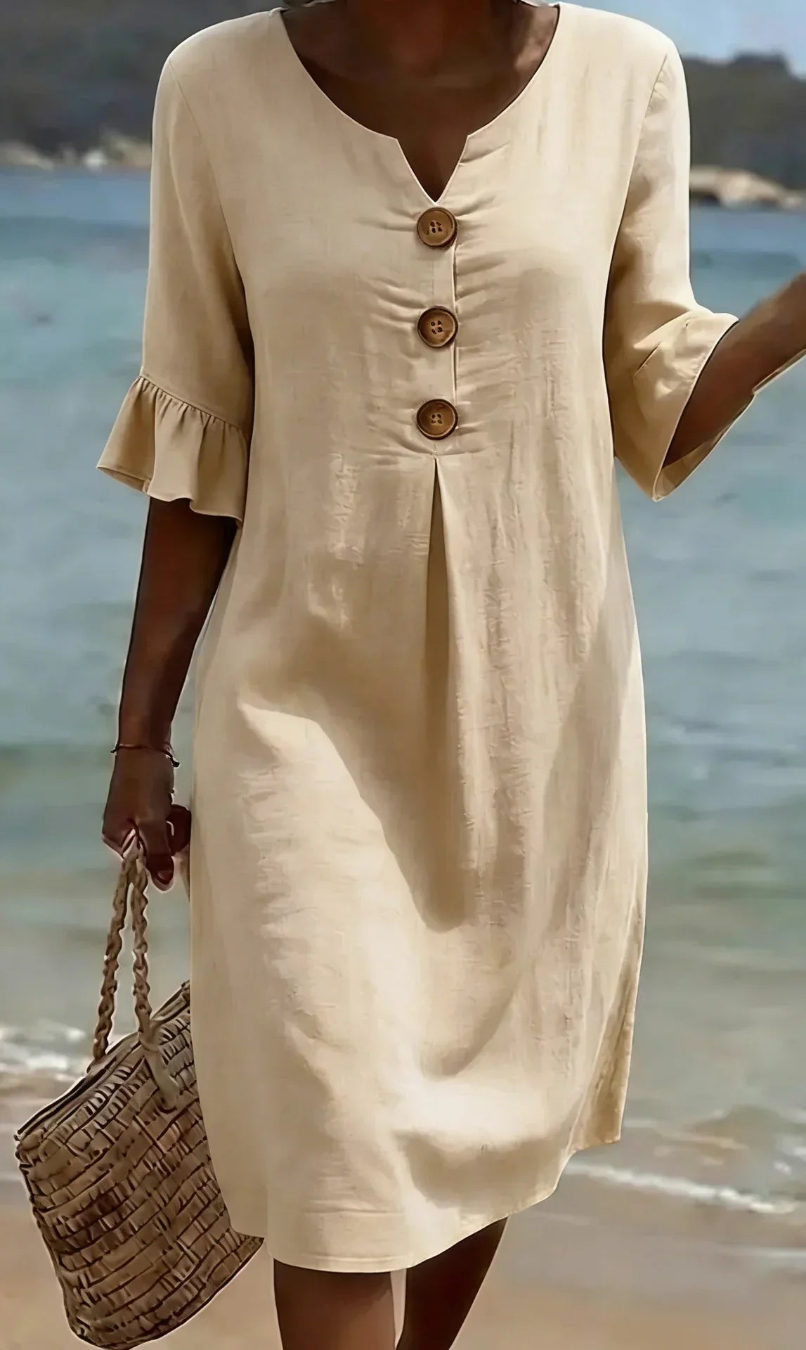 Avery | Textured Long Sleeve Dress