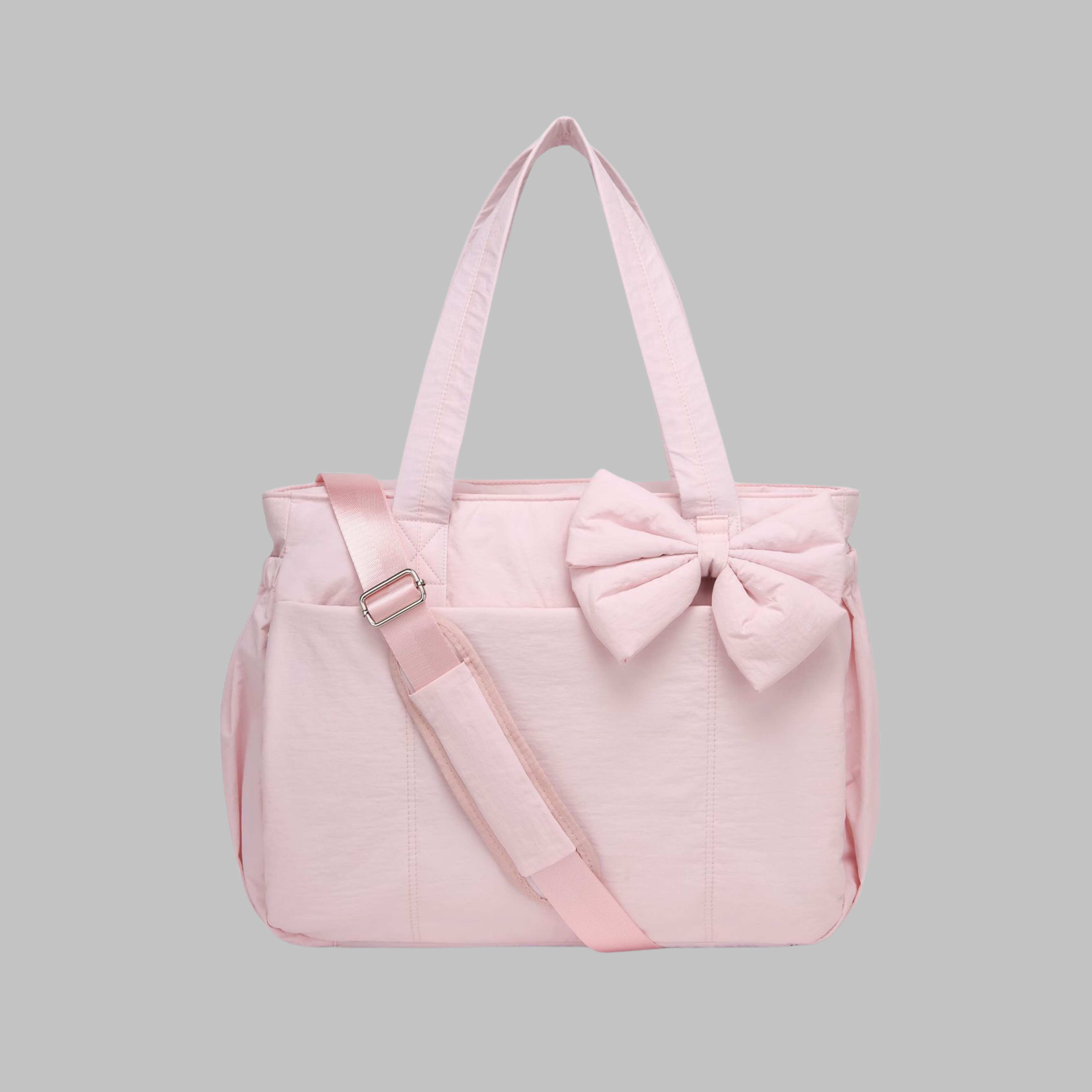 Leilani | Chic Bow Laptop Friendly Puffy Handbag