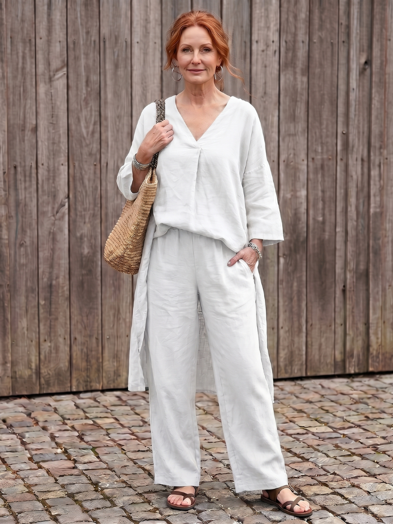 Jade | Elegant Tunic Two-Piece Set