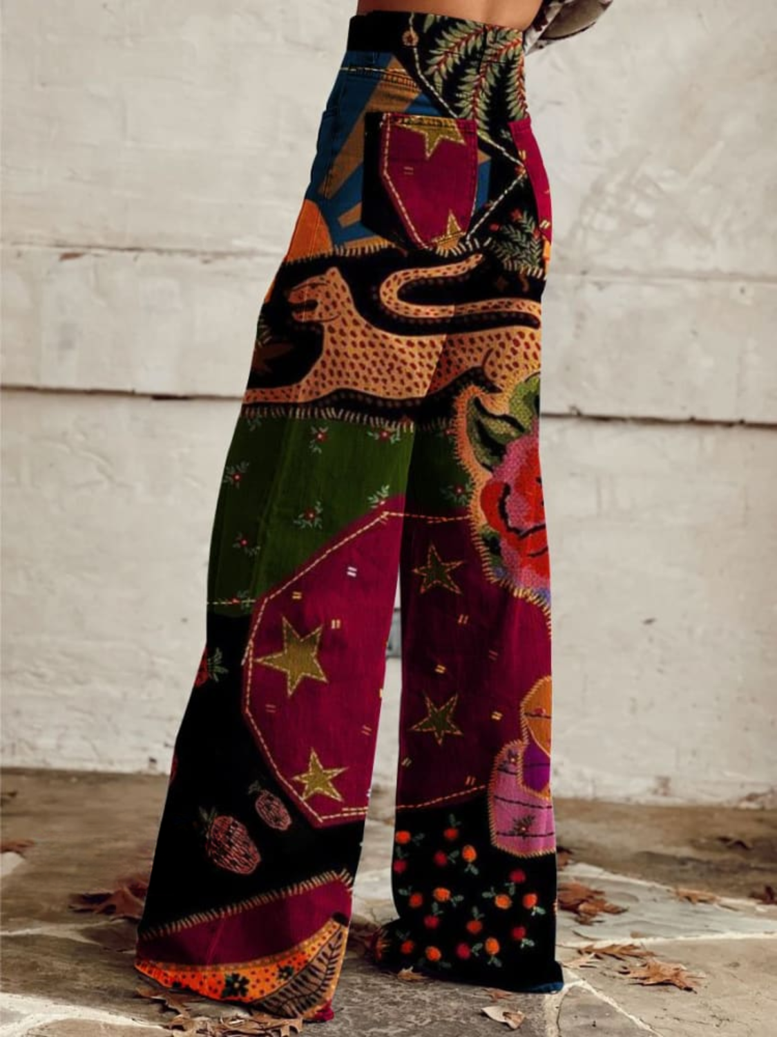 Gabriella | Artistic Wide-Leg Pants