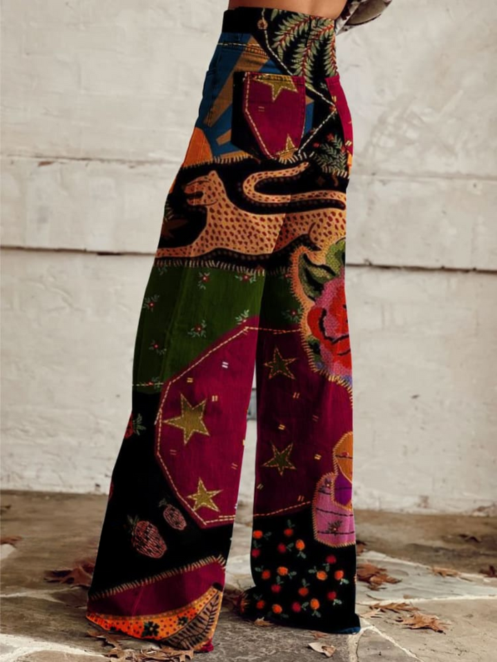 Gabriella | Artistic Wide-Leg Pants