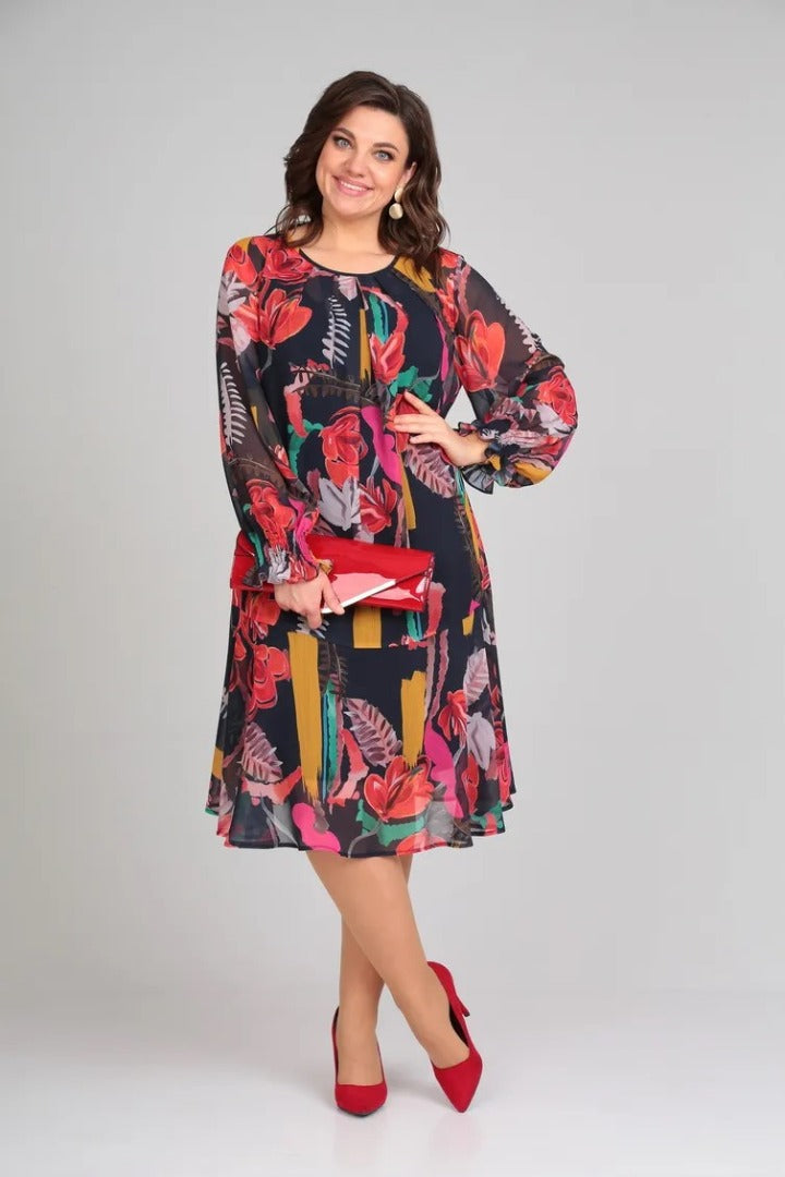 Sylvie | Floral Midi Dress