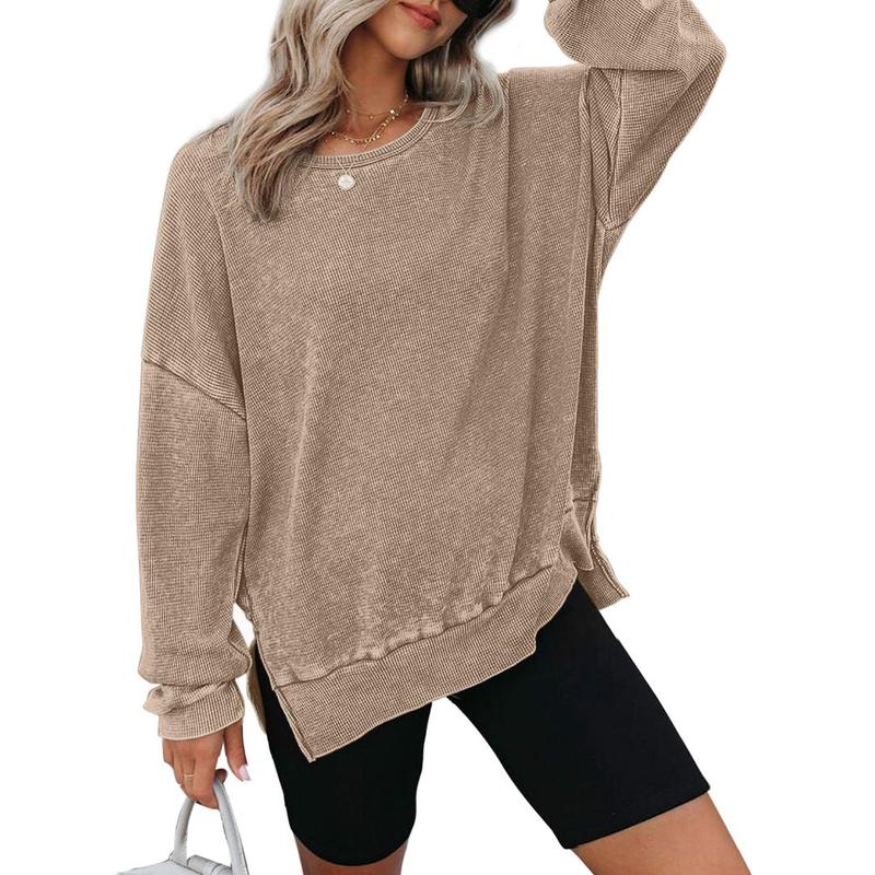 Kendall | Casual Oversized Crewneck Long Sleeve Sweatshirt