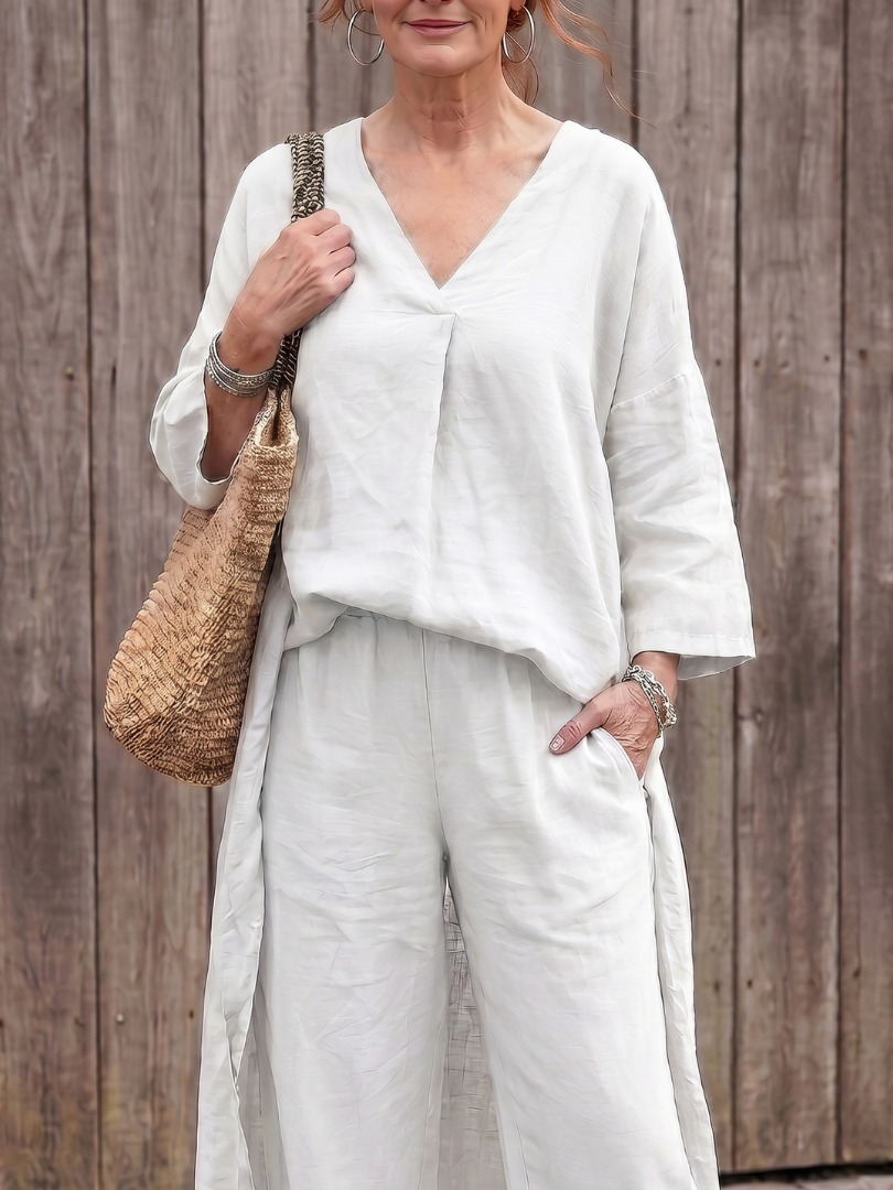 Jade | Elegant Tunic Two-Piece Set