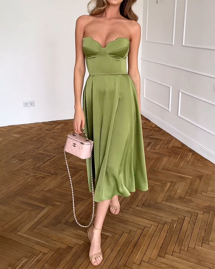 Elka | Sculpted Midi Dress