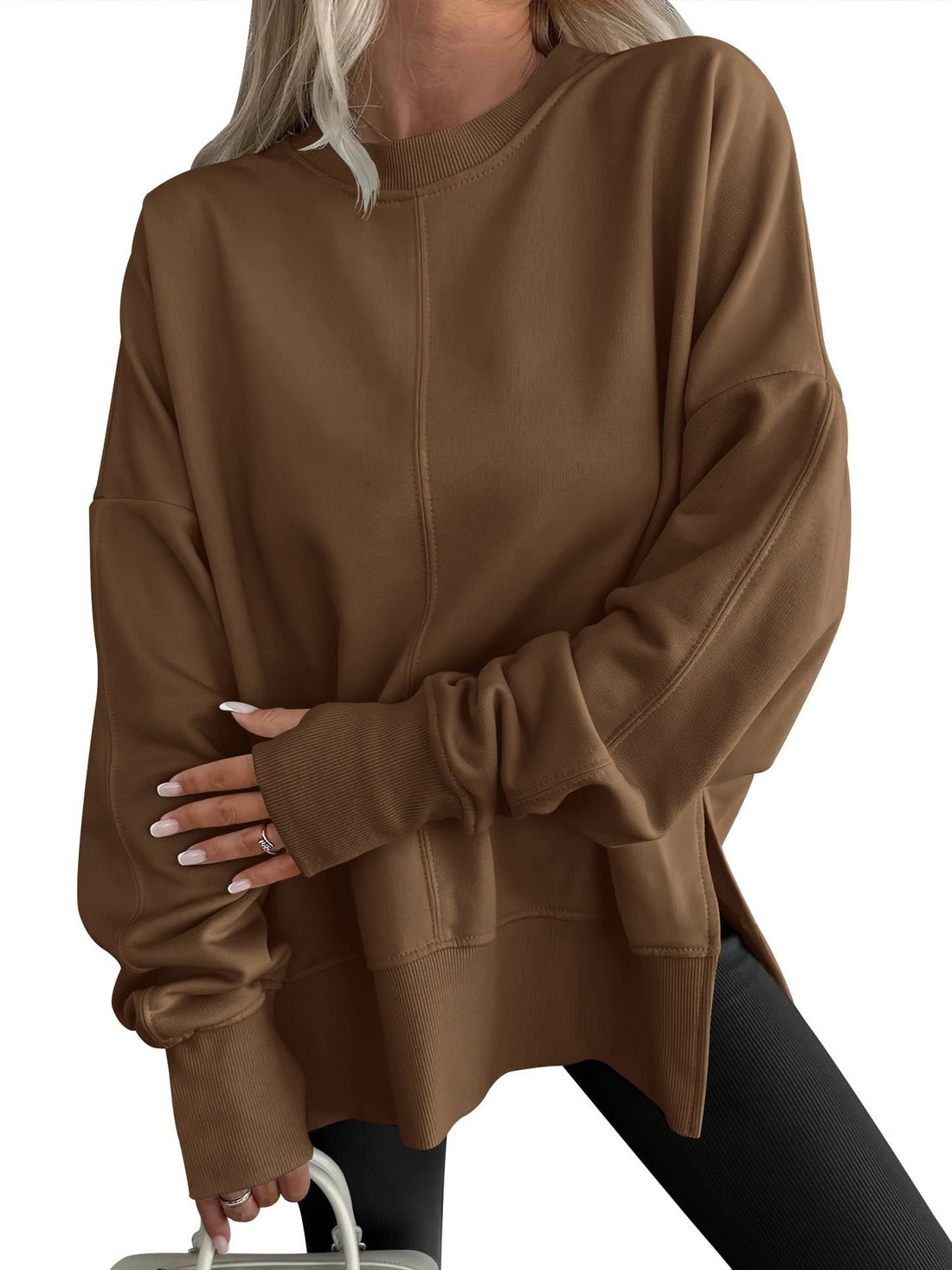 Serena | Comfy Oversized Long Sleeve Sweatshirt