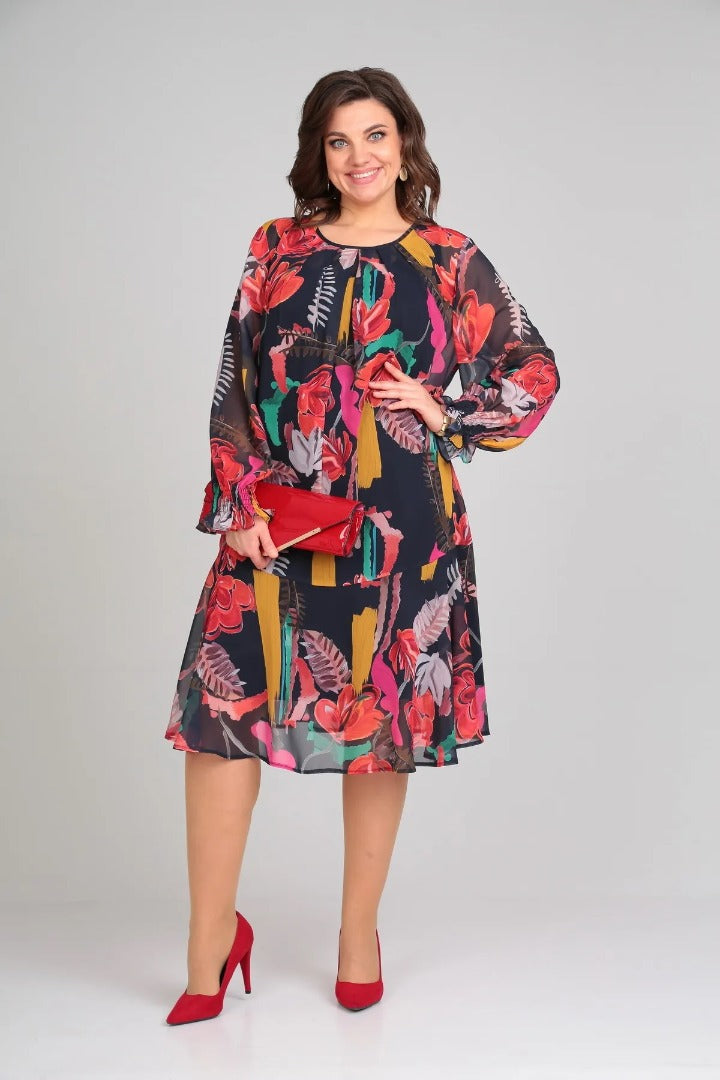 Sylvie | Floral Midi Dress