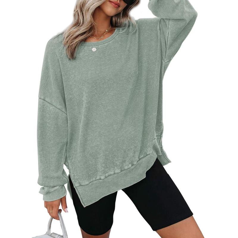 Kendall | Casual Oversized Crewneck Long Sleeve Sweatshirt