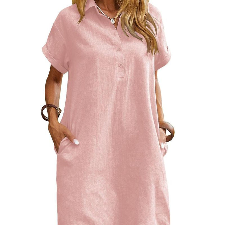 Maren | Relaxed Short Sleeve Summer Dress