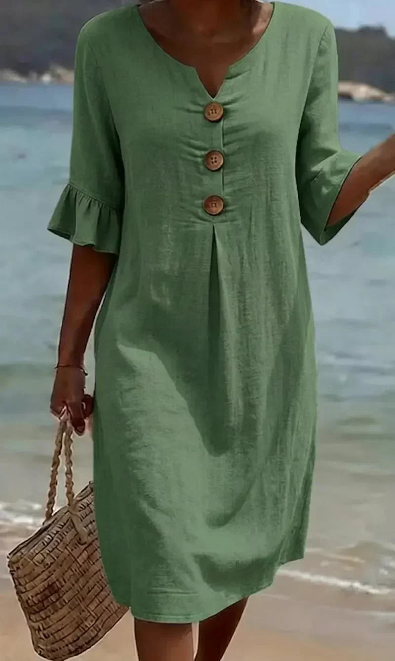 Avery | Textured Long Sleeve Dress