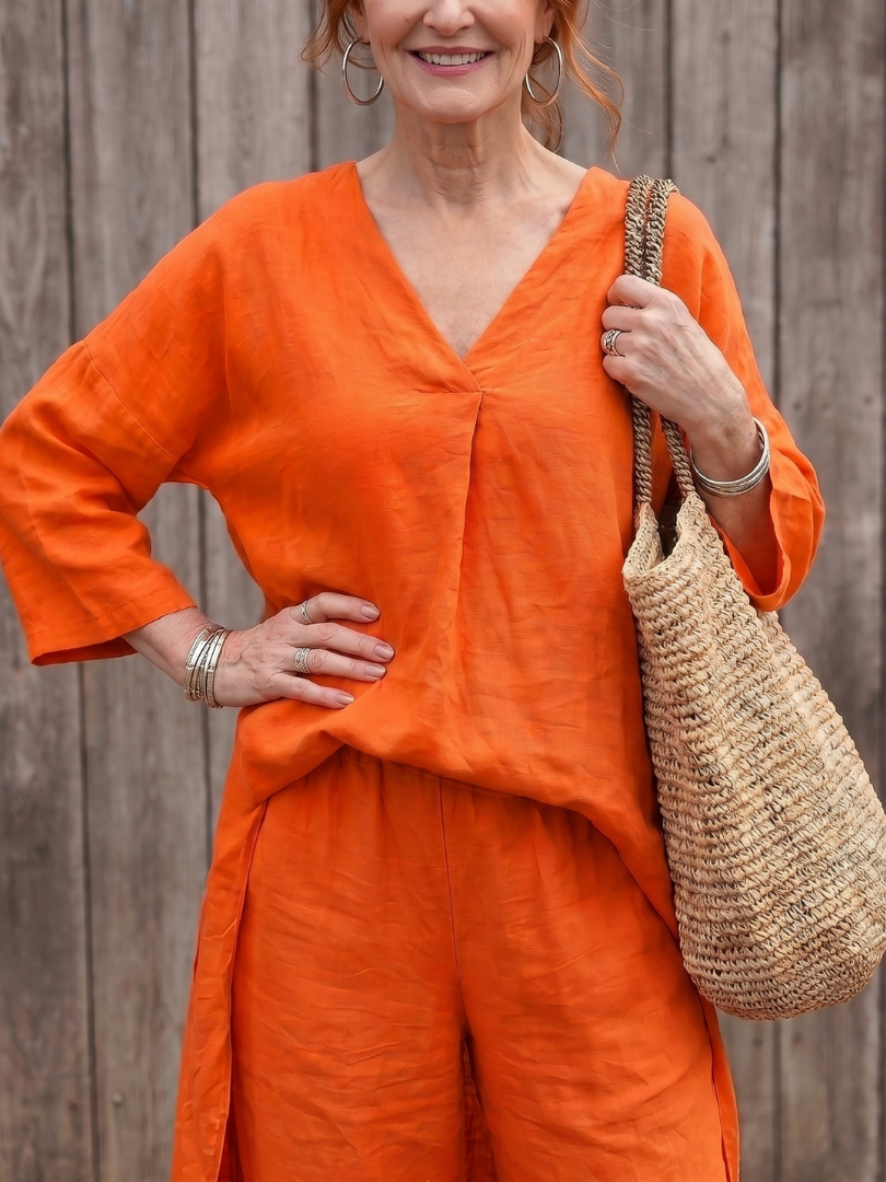 Jade | Elegant Tunic Two-Piece Set