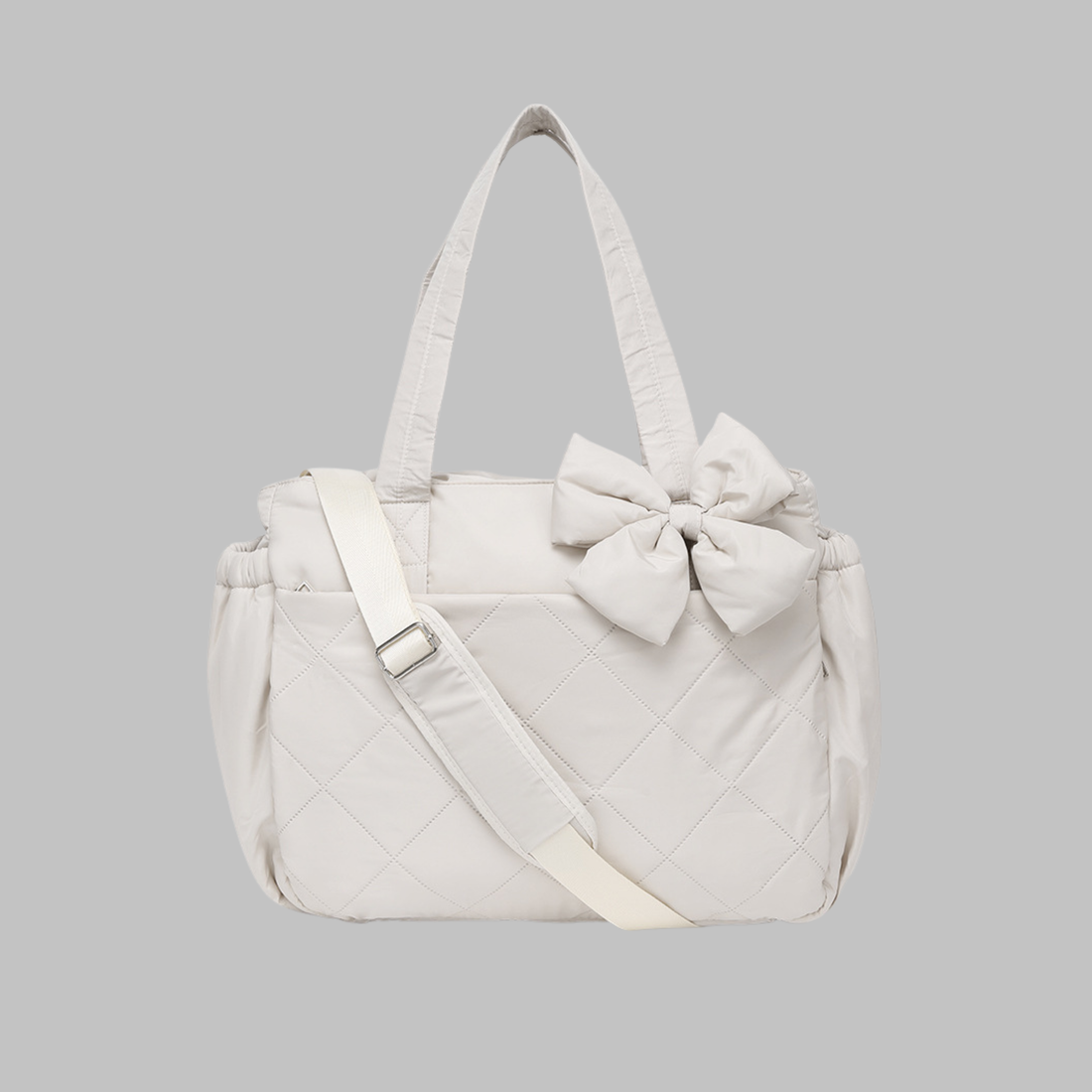 Leilani | Chic Bow Laptop Friendly Puffy Handbag
