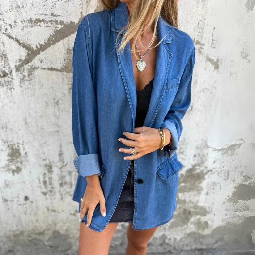 Margot | Relaxed Denim Blazer