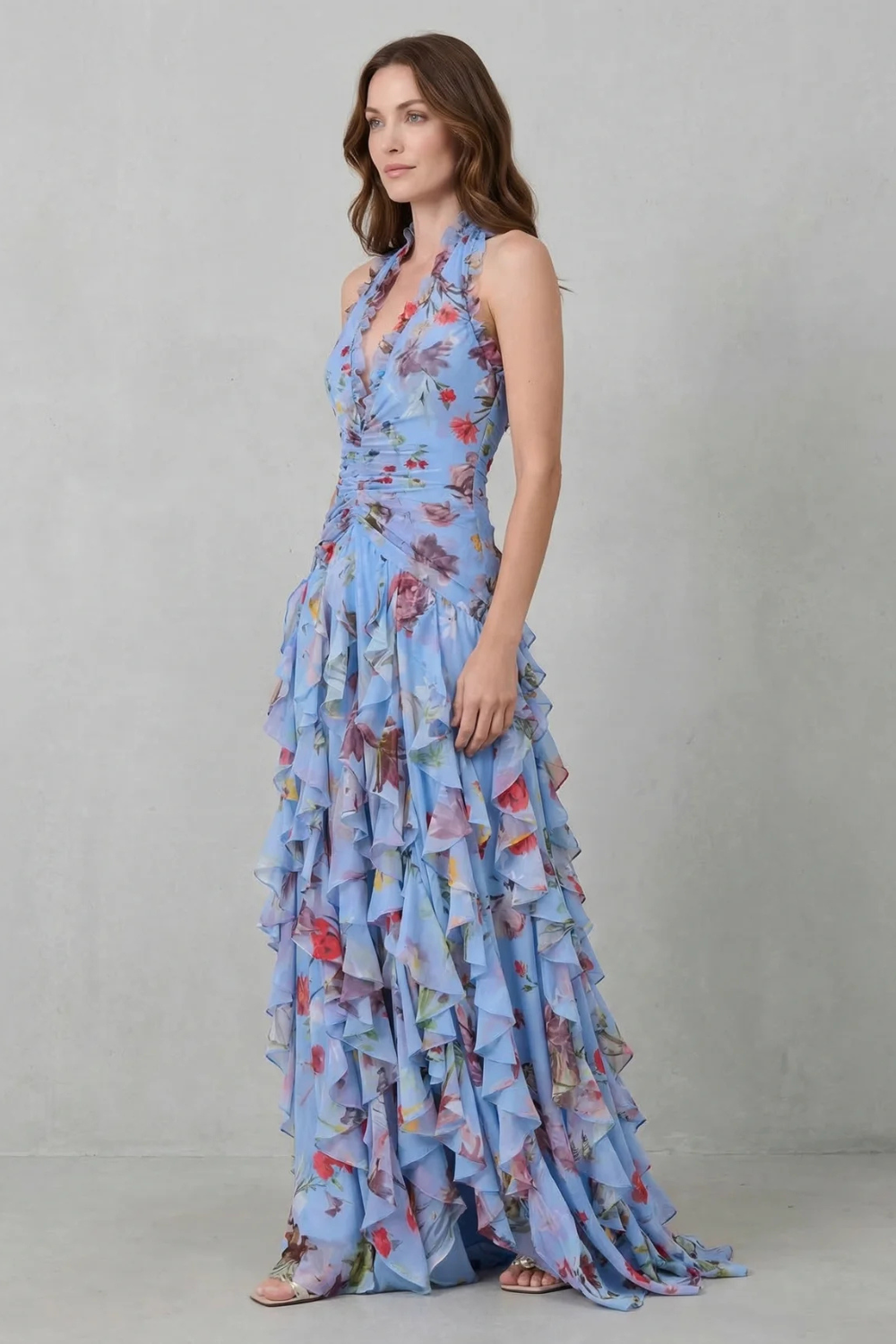 Mina | Blossom Halter Dress