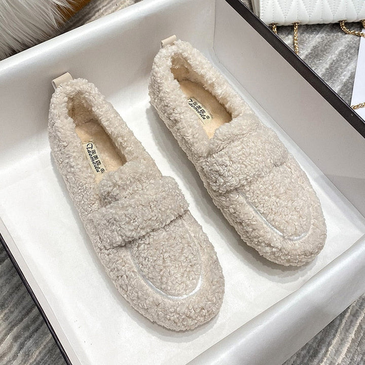 Coco | Cozy Sherpa Loafers
