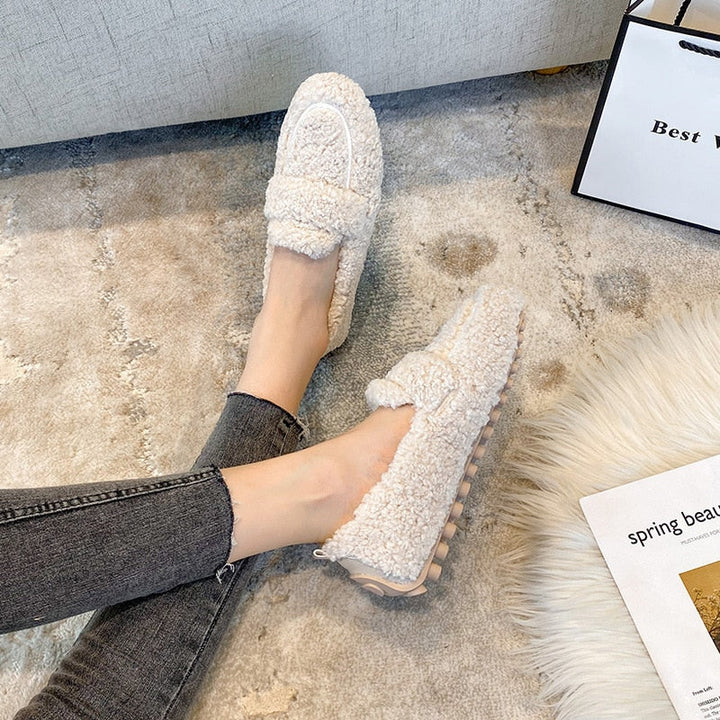 Coco | Cozy Sherpa Loafers