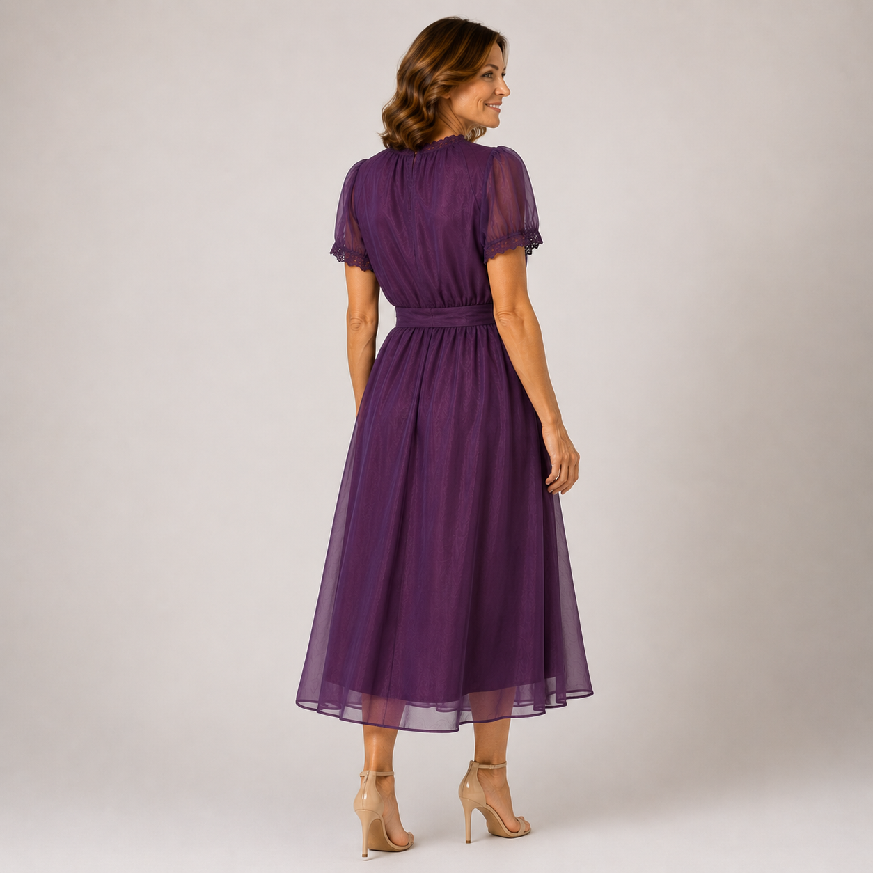 Rose | Lace Trim Maxi Dress