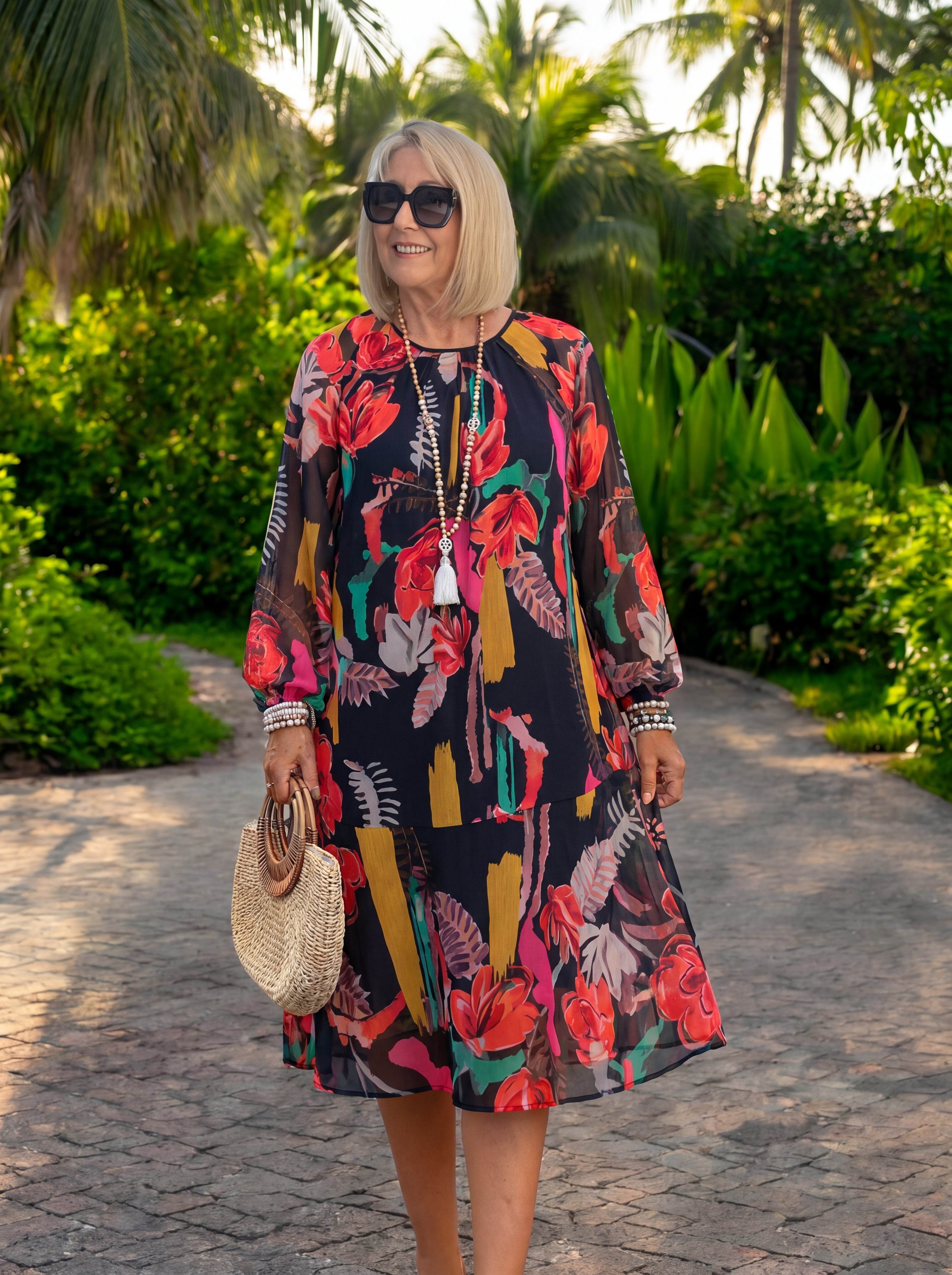 Sylvie | Floral Midi Dress