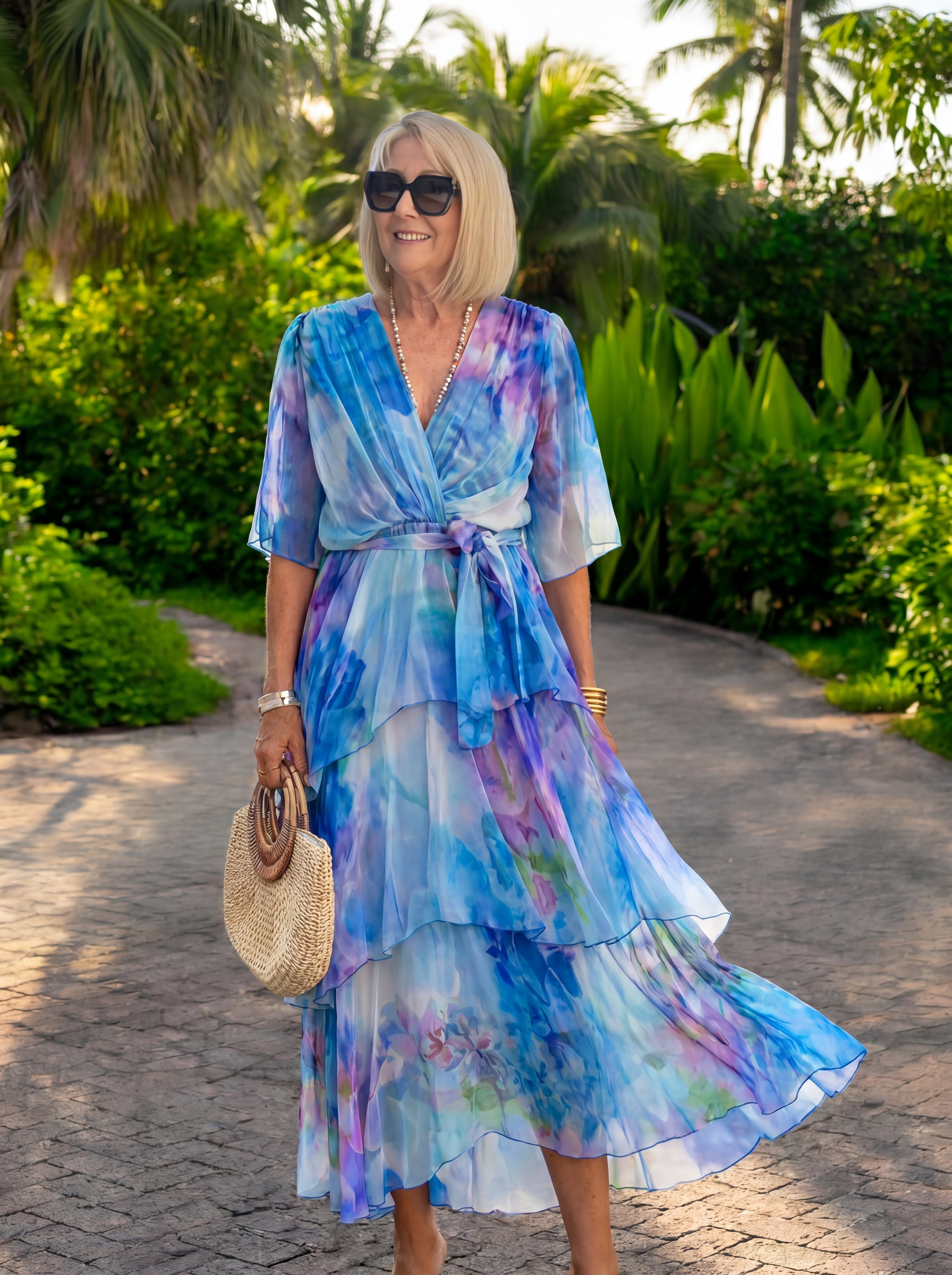 Genevieve | Chiffon Wrap Dress
