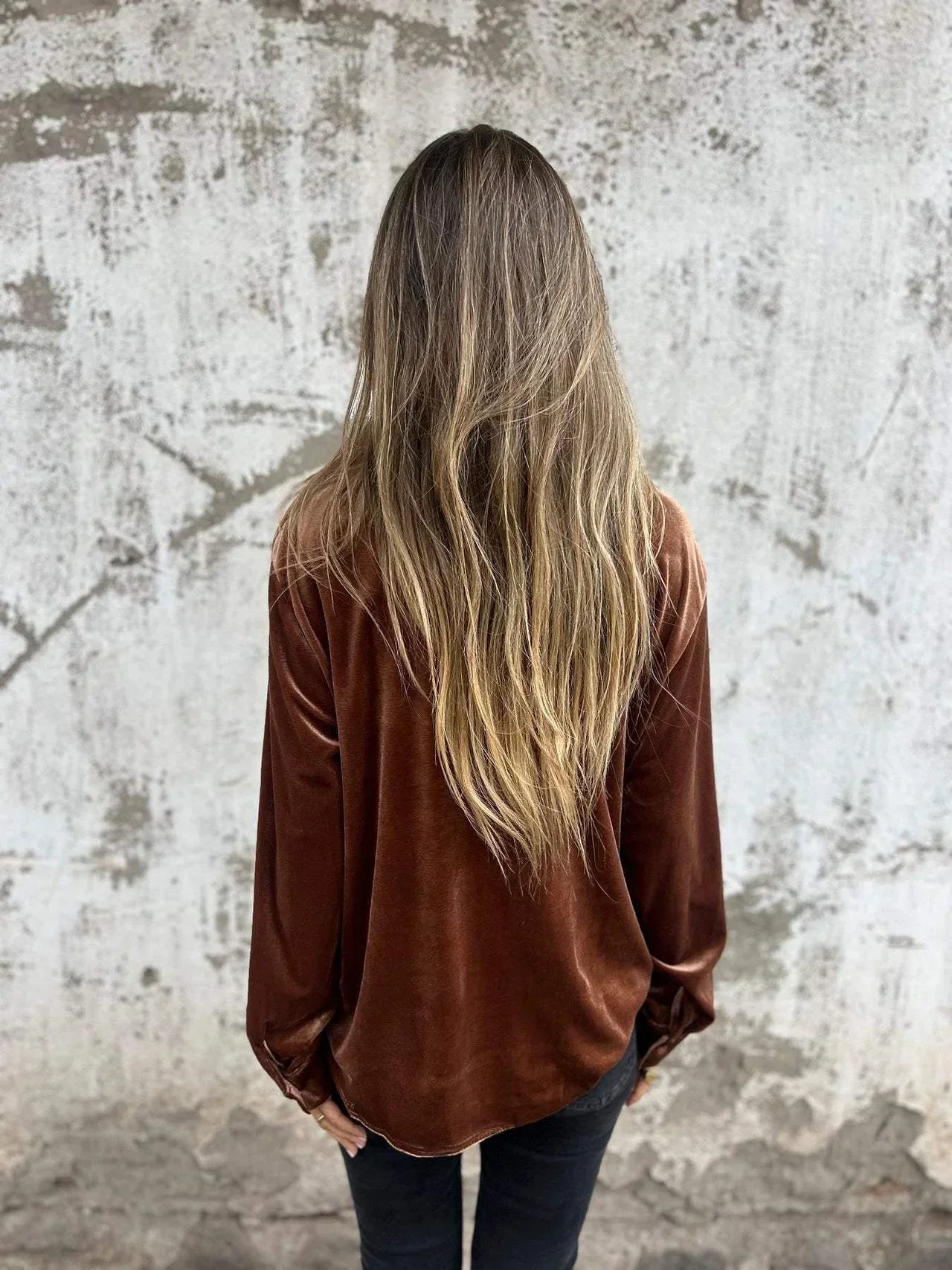 Lily | Soft Velvet Shirt