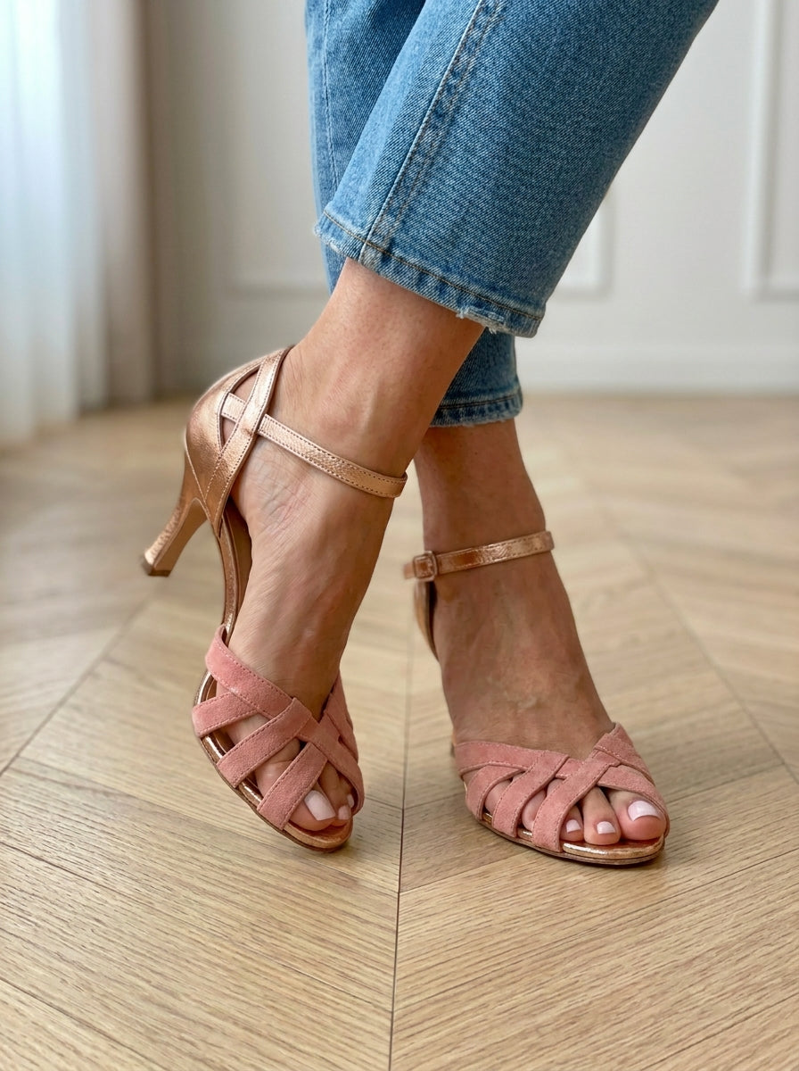 Rosy | Comfort Heel Sandals
