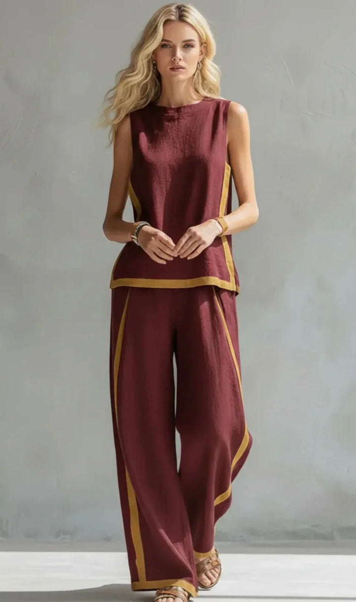 Ursula | Elegant Vest & Trouser Set