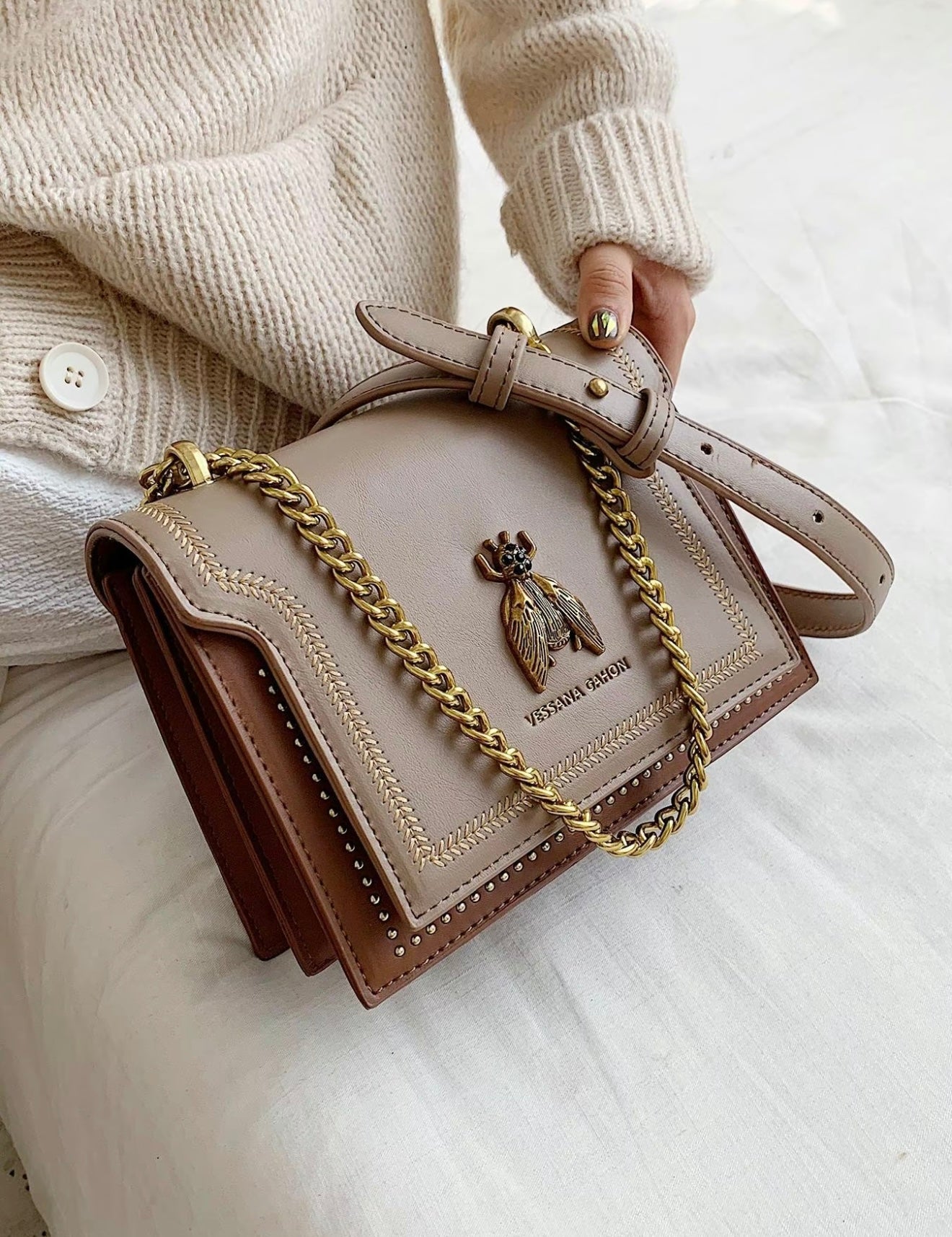 Simone | Timeless Luxury Chain Bag