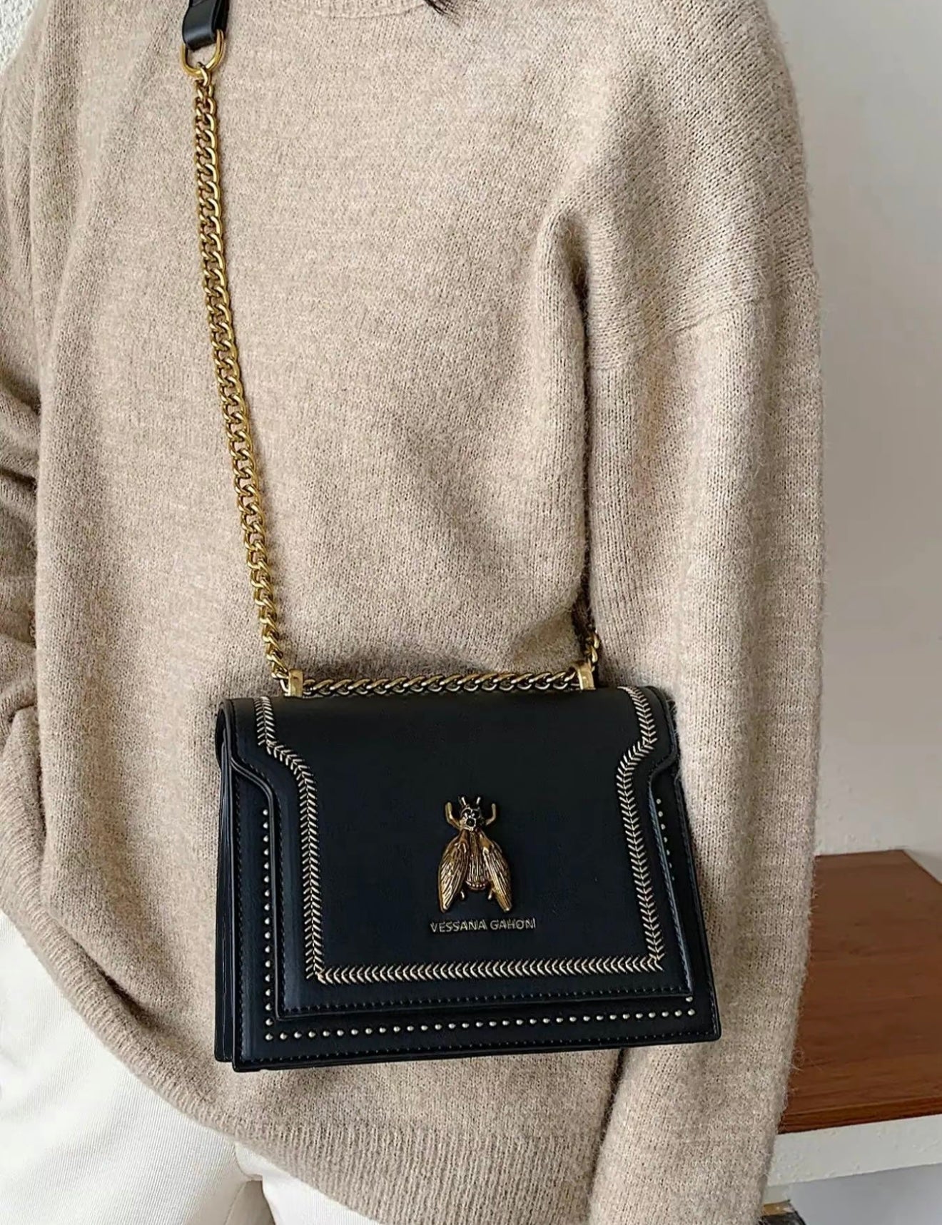 Simone | Timeless Luxury Chain Bag