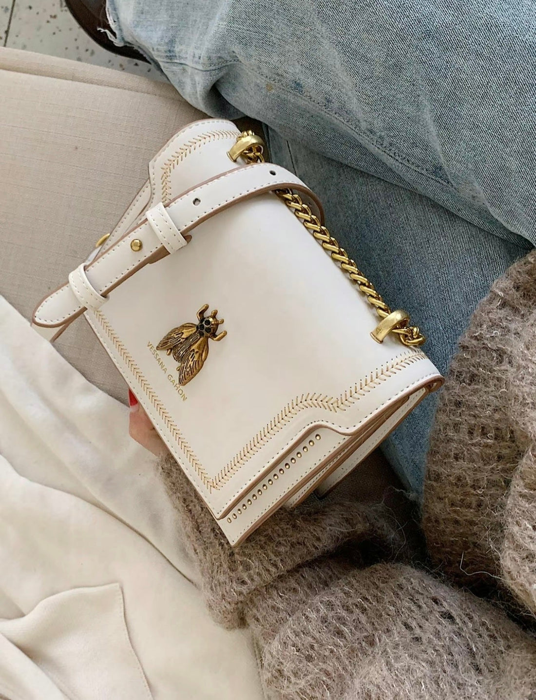 Simone | Timeless Luxury Chain Bag