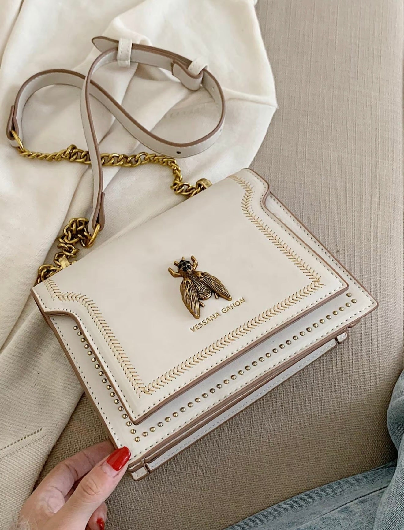 Simone | Timeless Luxury Chain Bag
