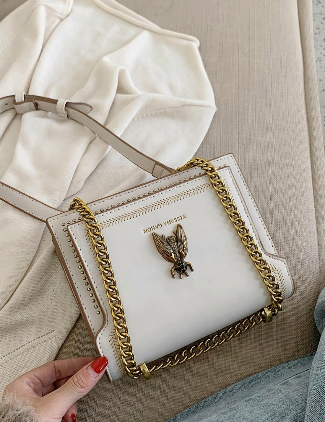Simone | Timeless Luxury Chain Bag