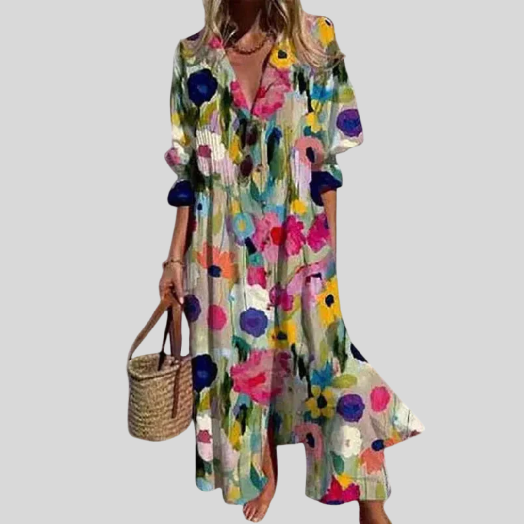 Isolde | Bohemian Maxi Dress