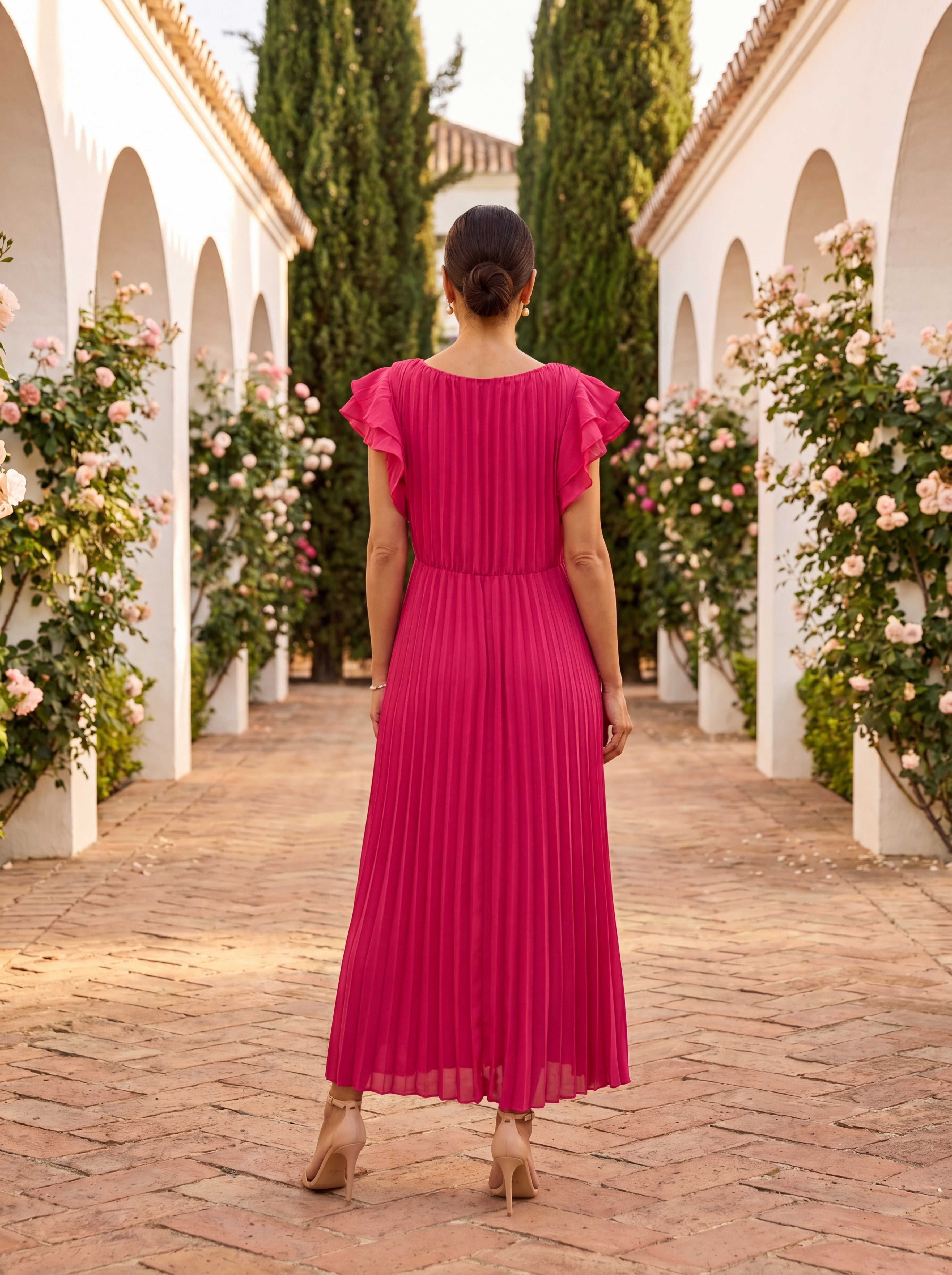 Eska | Flowing Tie-Waist Dress