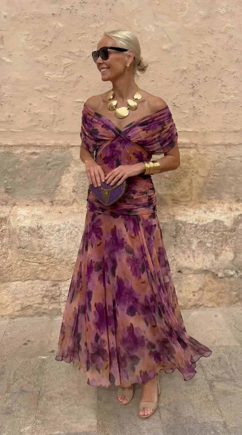 Suri | Coral Evening Dress