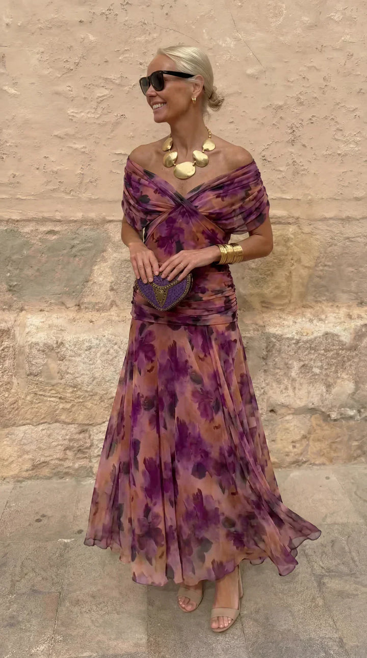 Suri | Coral Evening Dress