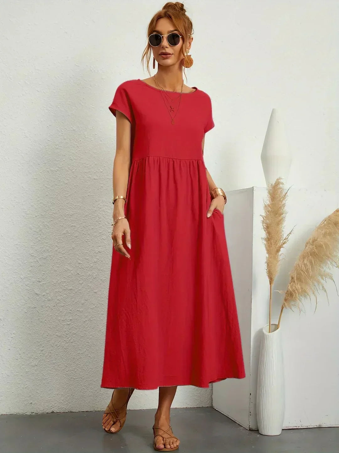 Ember | Fluid Midi Dress
