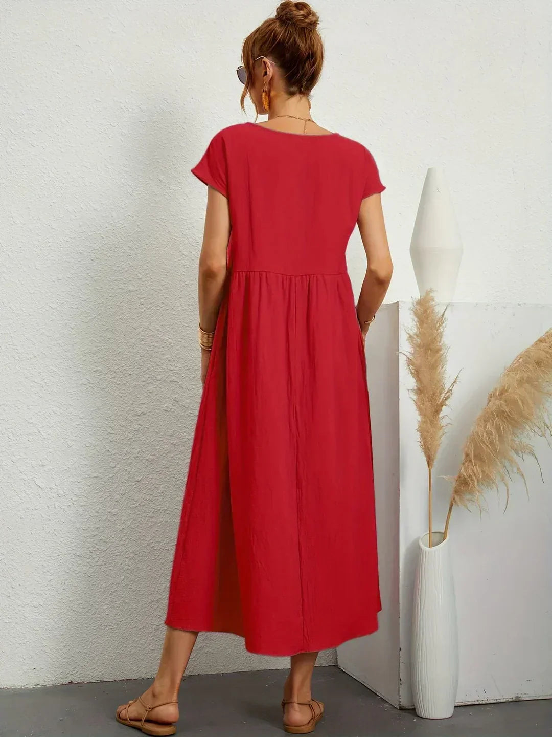 Ember | Fluid Midi Dress