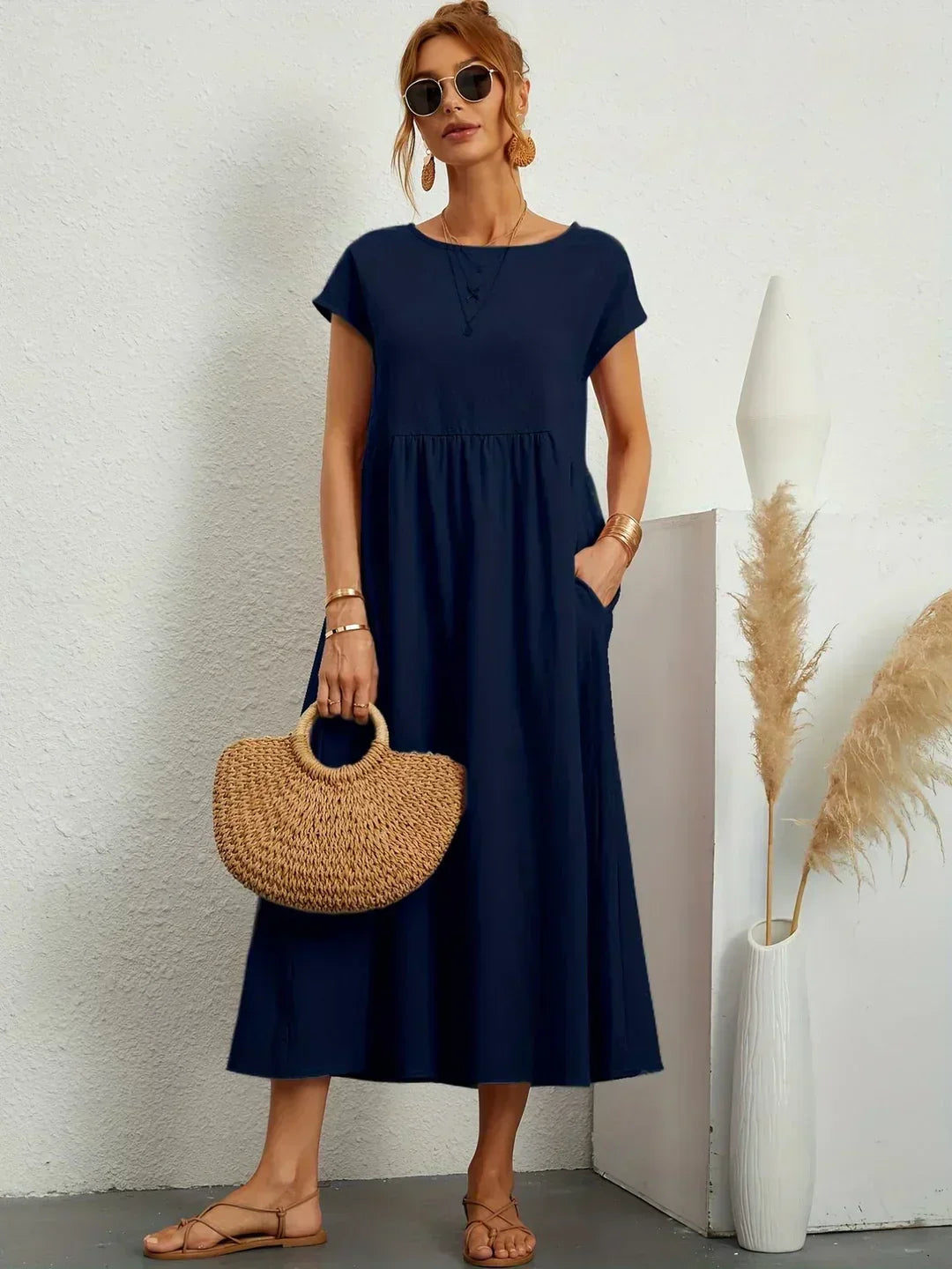 Ember | Fluid Midi Dress