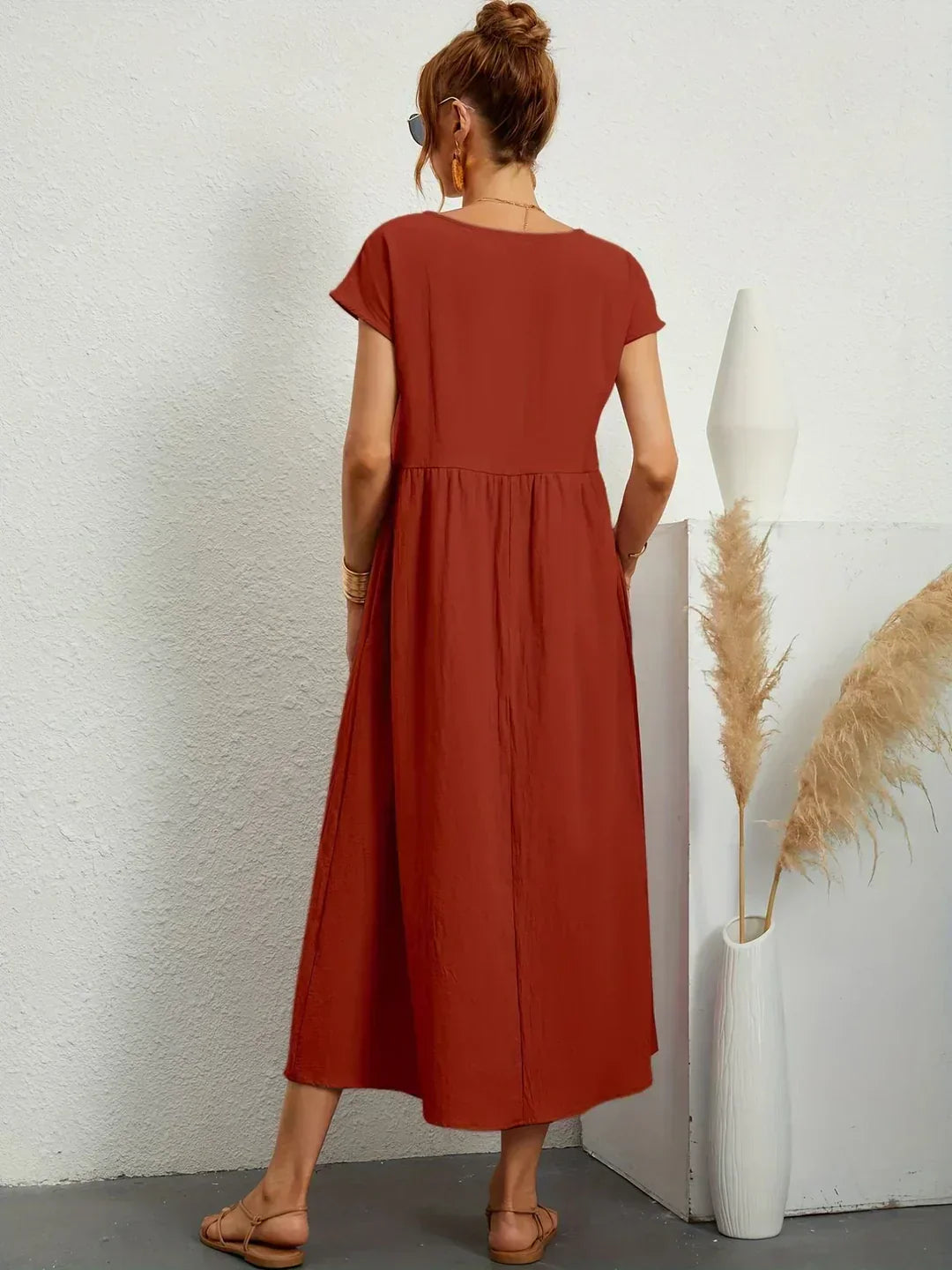 Ember | Fluid Midi Dress