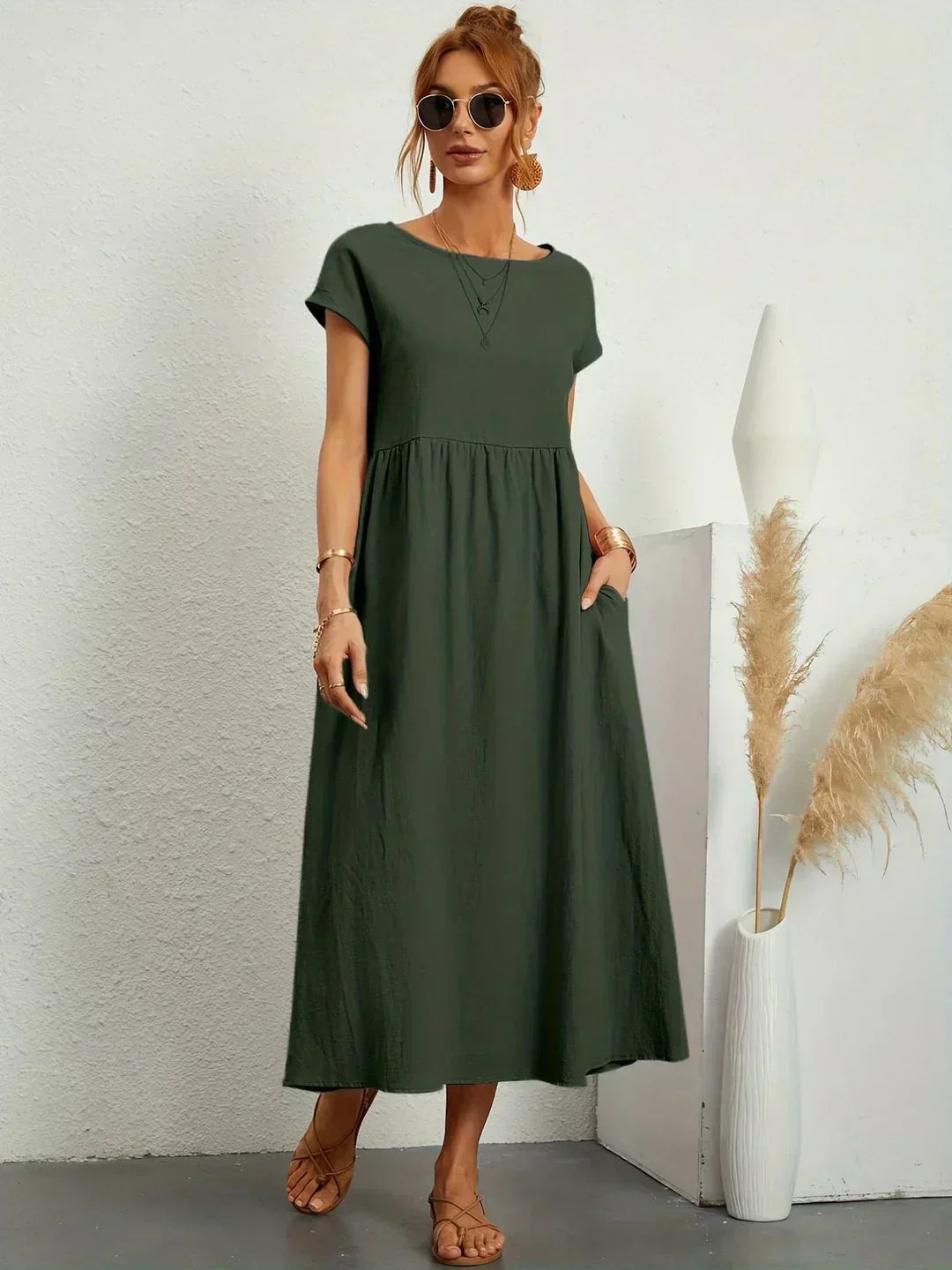 Ember | Fluid Midi Dress
